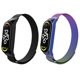 thumbnail image 1 of Juego de 2 correas magnéticas metálicas para Mi Band 7, 6, 5, 4 y 3, correas de reloj inteligentes ajustables de acero inoxidable para mujer, hombre, deporte y trabajo, 1 of 7