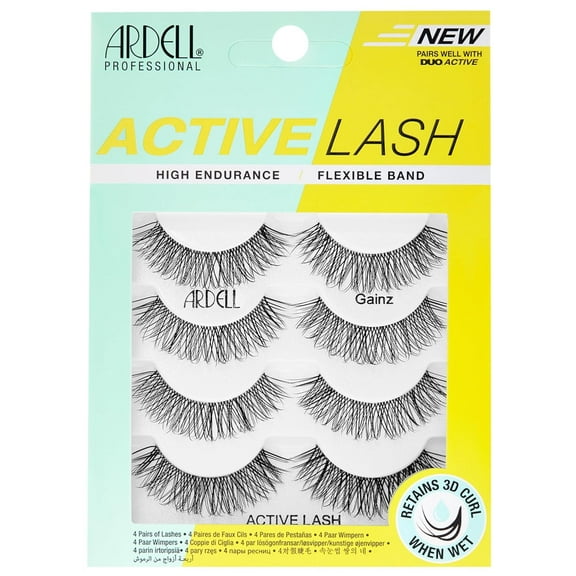 Ardell Active Gainz Lashes, 4 Pairs, 1 Ea