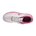 thumbnail image 5 of Nike Air Force 1 Leather GS Girls Shoes Size 4.5, Color: White/Magic Flamingo, 5 of 6