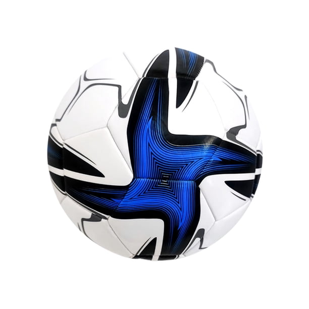 Balón de fútbol Toystoory de entrenamiento tamaño 5 con vejiga de goma durable azul