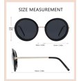 thumbnail image 3 of Gafas de sol redondas retro polarizadas JOOX para mujer con protección UV400 JOOX JOOX, 3 of 7