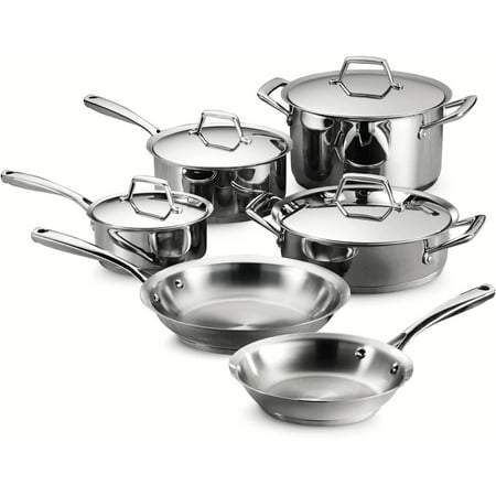 UPC 016017100862 product image for Tramontina Gourmet Prima Tri-Ply Base 10 Piece Cookware Set | upcitemdb.com