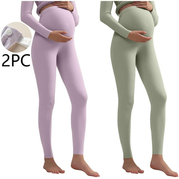 hengsof Women’s Maternity Leggings Over The Belly Butt Lift Soft Workout Pregnancy Yoga Pants
