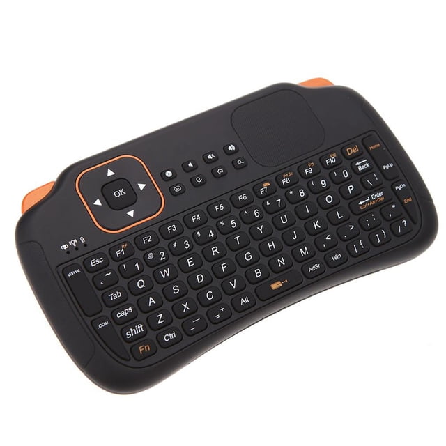 Tholdsy Teclado inalámbrico 2.4G 83keys con Touchpad Mini teclado inalámbrico Fly Mouse Control remoto Touchpad Juegos de teclado y mouse para computadora