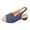A-Navy490, variant on Womens Flat Sandals Minimalist Soft Flexible Open Toe Elastic Slingback Footbed Suade Flat Sandals Summer Daily Wear Sandals