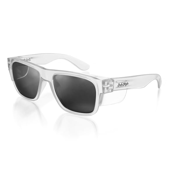 Gafas de seguridad SafeStyle Fusions con montura transparente y lentes polarizadas