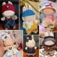 thumbnail image 4 of Set de ropa para muñecas de peluche eBuddy, 17 cm, con sombreros y accesorios, 6 unidades, 4 of 7