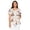 Plum Blossom, variant on Nurse Scrubs for Women V Neck Short Sleeve Plum Blossom Printed Tops Breathable Plus Size Nursing Uniforms with Pockets