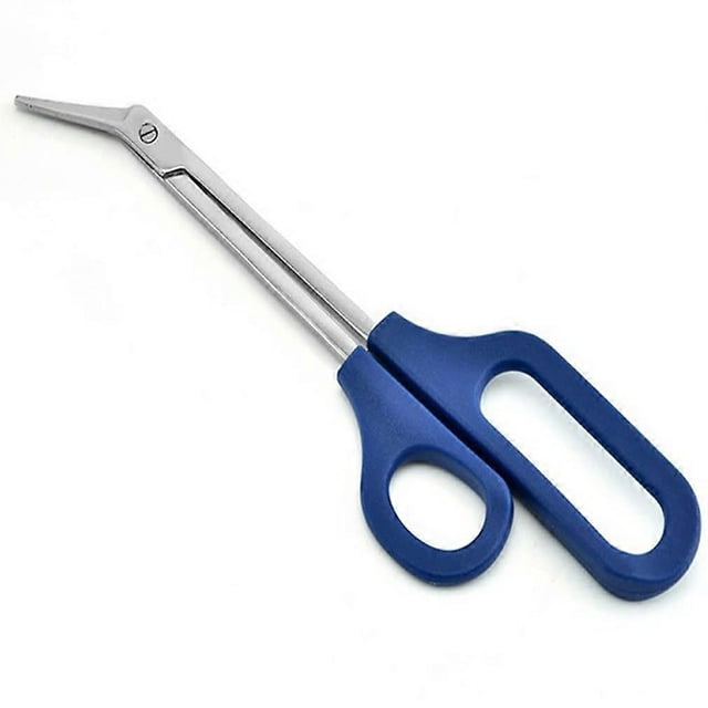 Cortaúñas de mango largo para uñas gruesas con cuchillas curvas afiladas y mango ergonómico antideslizante.