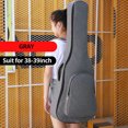 thumbnail image 3 of Mochila Oxford impermeable para guitarra de 41 pulgadas de grosor, funda suave de calidad para bajos eléctricos de 36'' y 39'', funda para música clásica XA6CT, 3 of 5