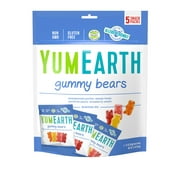 YumEarth Organic Candy- Gluten Free, Vegan & Organic Gummy Bears, 5 Ct