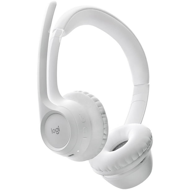 Audifonos Inalambricos Logitech Zone 300 Microfono Omnidireccional Cancelacion de Ruido Bluetooth blanco