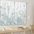 thumbnail image 3 of Nautical Coastal Kitchen Curtains Ocean Starfish Seashell Small Short Cafe Window Curtains Beach Sea Seashell Rod Pocket Bathroom Window Drapes Treatment Tier Curtains 2 Panels (27.5x36 Inch), 3 of 6