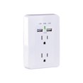thumbnail image 4 of CyberPower MP18HO007 - Multi Pack - Bande d'Alimentation - AC 125 V - Entrée: NEMA 5-15P - Connecteurs de Sortie: 2 (2 x USB, 2 x NEMA 5-15R) - Blanc (Pack de 2), 4 of 8