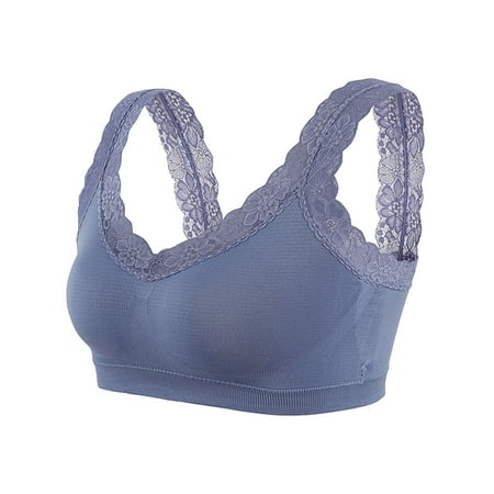 JAKANYQ Ladys  Bras Sports Bras Tank Top Low Back Sleep Bra Seamless Wireless V Neck Everyday Backless Bra Skin-Friendly