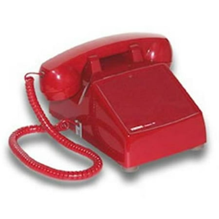 Viking Electronics Vk K 1500p D Red No Dial Desk Phone Walmart