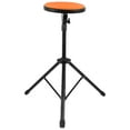 thumbnail image 4 of 1 juego de práctica del baterista con soporte de tambor de tambor de trípode portátil de trípode suministros de batería, 4 of 5