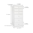 thumbnail image 2 of Impressions Vanity SlayStation 6 Drawer Makeup Vanity Storage Unit for Modern Home Decor (Bright White), 2 of 6