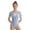 Light Grey, variant on Fake Two-pieces Dance Leotards for Women Nylon Short Sleeves Ballet Costumes