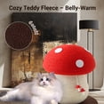 thumbnail image 3 of Happy & Polly 20in Mushroom Cat Scratcher, Sisal Cat Scratcher for Kittens with Hanging Toy, 3 of 8