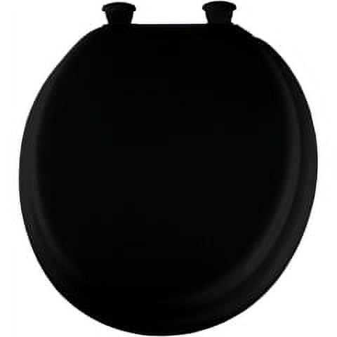 Bemis Bemis - 15EC 047 - Bemis Round Black Soft Toilet Seat