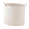 thumbnail image 2 of Cesta tejida de cuerda de algodón Cesta de almacenamiento de cuerda tejida Contenedor de juguetes para perros y gatos Nórdico Simple SG, 2 of 9