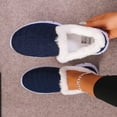thumbnail image 4 of Flats Shoes Women Flying Mesh Wool Round Toe Closed Toe Shallow Mouth Solid, 4 of 9