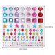 thumbnail image 1 of Acrylic Self-Adhesive Decorative Stickers for Crafts and Gifts 12 Sheets Multi Color, 1 of 4