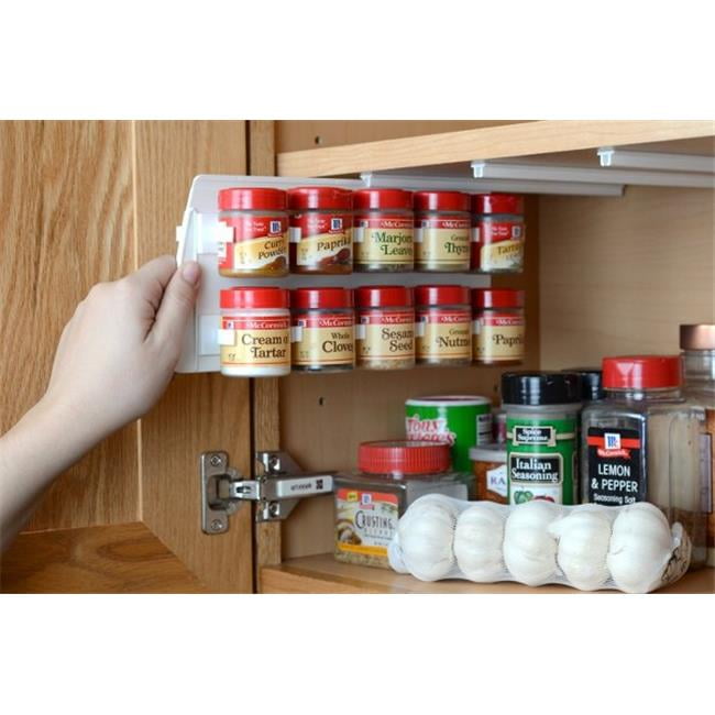 Sensible Designs SDO-SSO20-10D5H SpiceStor Organizer Spice Rack 20 Clip 10''D x 5''H