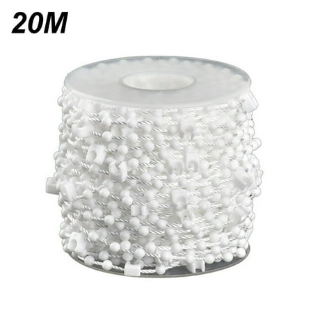 

127mm Vertical Blind Bottom Chain Link Beaded Cord Join Clip Connector 10/20m