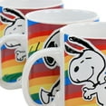 thumbnail image 5 of Gibson  Peanuts 70th Anniversary 15oz 4 Piece Stoneware Mug Set, 5 of 5