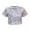 0-White349, variant on Tiijoy Toddler Girls Sequin Sparkly Crop Top Short Sleeve Crew Neck T-Shirt, Sizes 2-3