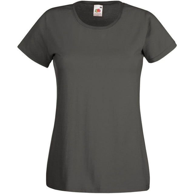 Womens Value Fitted Short Sleeve Casual T-Shirt