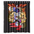 thumbnail image 1 of ABPHQTO Cortina de ducha Skull and Cog 150x180 cm, 1 of 1