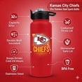 thumbnail image 2 of Pegasus Kansas City Chiefs Gradient Home State 32oz Stainless Steel Press Top Water Bottle, 2 of 4