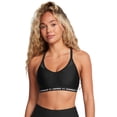 thumbnail image 1 of Sujetador deportivo Under Armour Crossback Low Impact para mujer, negro/blanco, 1 of 6