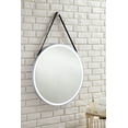 thumbnail image 6 of James Martin Furniture 911-M27.6-MBK 27.6 in. Annapolis Round Anti-Fogging LED Mirror, Matte Black, 6 of 7