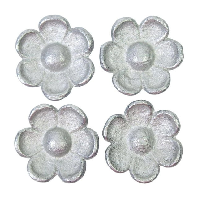 4 pesas de hierro para patrones, pesas de costura con forma de flor, herramientas de costura, pisapapeles para escribir, acolchar, planchar y cortar