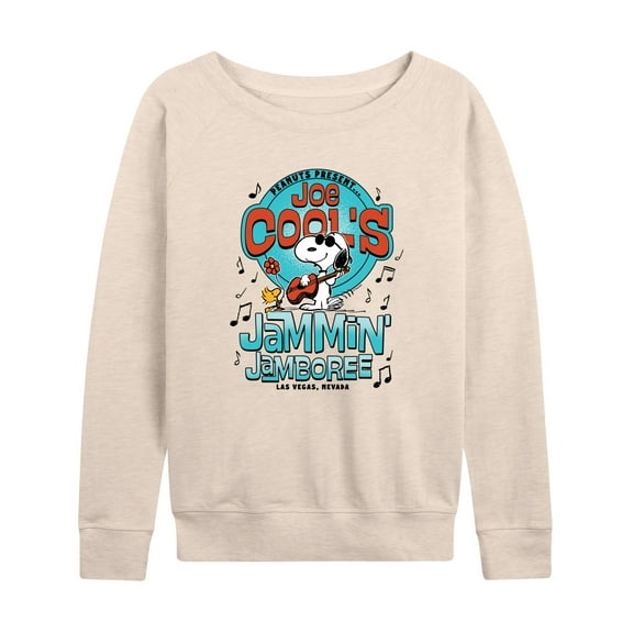 Peanuts - Joe Cools Jammin Jamboree - Women's French Terry Pullover Sweatshirt