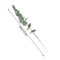 thumbnail image 2 of Hojas de plantas artificiales Ceremonia de banquete de boda Hoja de PVC falsa Decoración de plantas de oficina en casa, Verde 10 Piezas sidaley HA6615-01B, 2 of 6