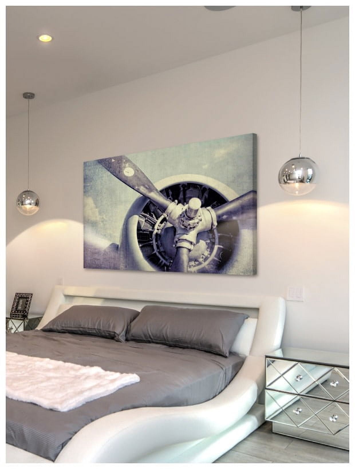 "Altitude 7" Painting Print on Wrapped Canvas