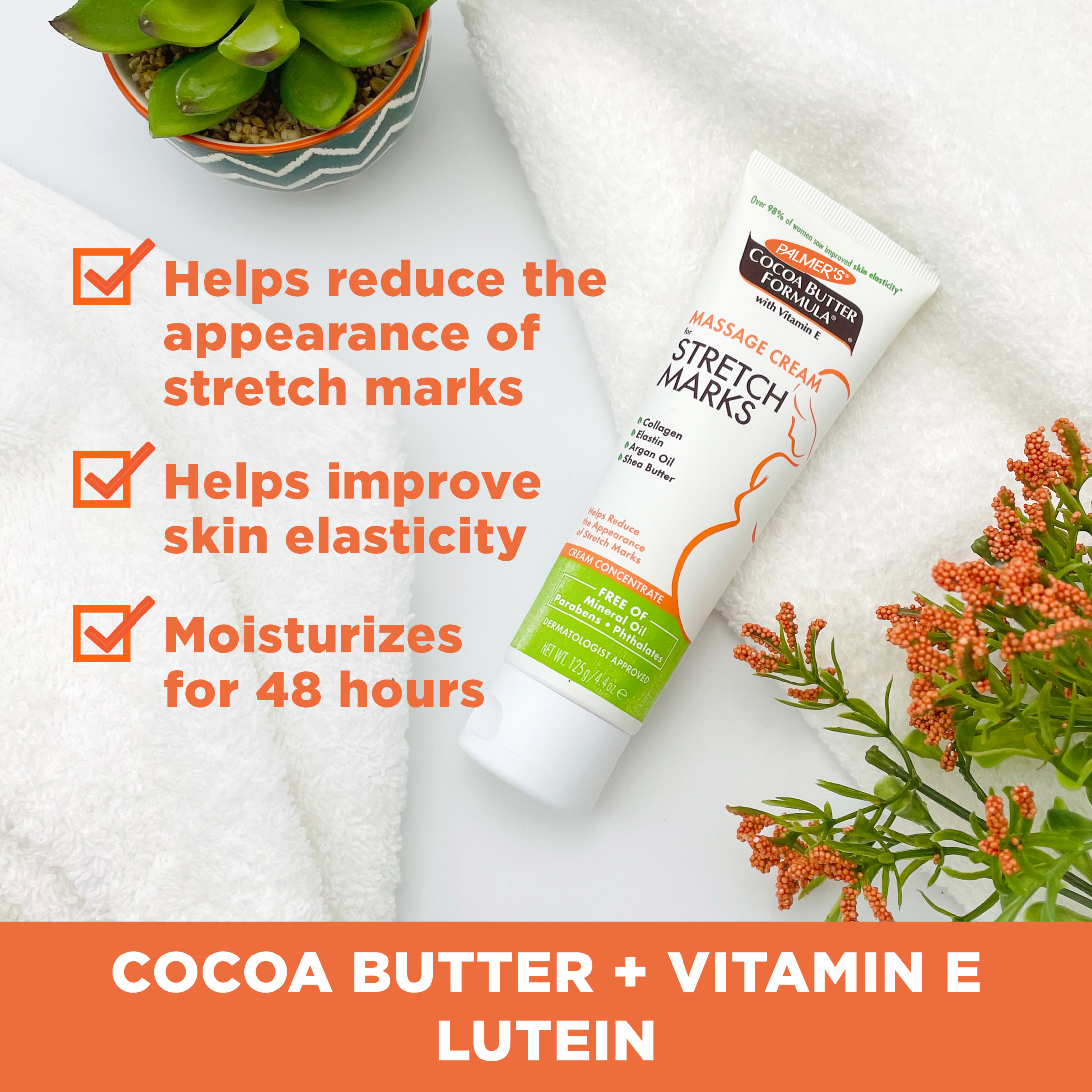 Palmer's Cocoa Butter Formula Massage Cream for Stretch Marks, 4.4 oz. - image 4 of 16