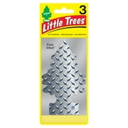 Little Trees Air Freshener Pure Steel Fragrance 3-Pack