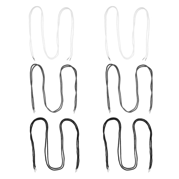 LOLIPPYY 18-Piece Assorted Color Elastic Drawstring Cord Replacement for Sweatpants, Hoodies, Pants, and Shorts