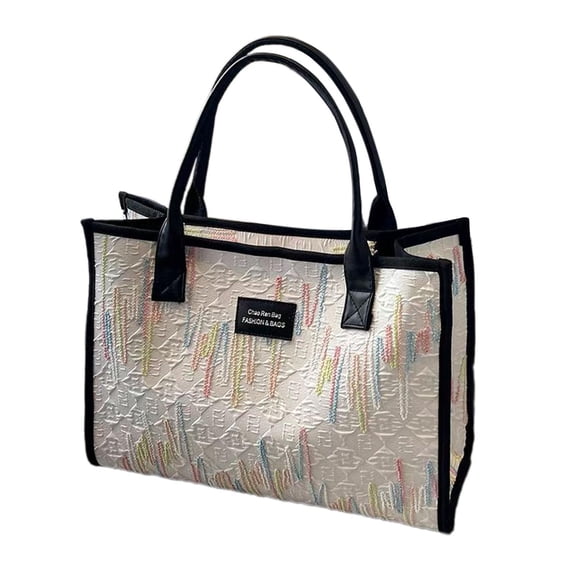 FVDPWYE Women Shoulder Bag Fashion Gift Stylish Lightweight Travel Shoulder Bag Tote Bag Beige