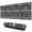 Black Geometric Striped, variant on Long Mouse Pads for Desk,Black Geometric Striped Pattern Desk Mats on Top Of Desks, Desk Mouse Pad Extra Large with 3mm Non-Slip Base and Stitched Edge for Gaming,Office,Work,Home 31.5"x11.8"