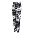 thumbnail image 1 of LSLJS Fashion Women Casual Pocket Bound Feet Zipper Printing Trousers, 1 of 3
