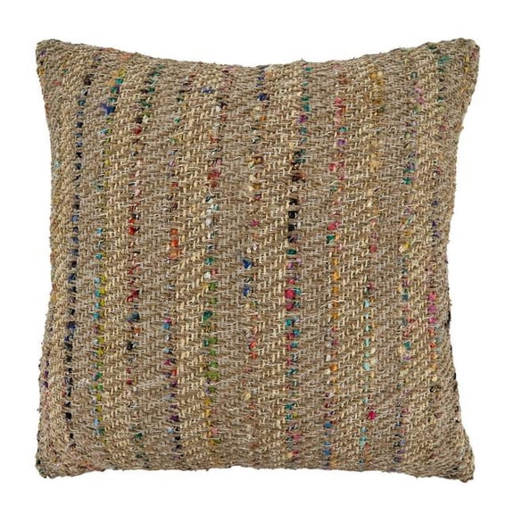 Saro Lifestyle Thin Stripe Down Filled Throw Pillow