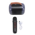 thumbnail image 2 of Altavoz Karaoke Con Bocina Doble, Tecnología De Sonido Inteligente, Efectos De Luz RGB, Conectividad, Compacto Y Elegante, Para Fiestas En Casa Y Reuniones Familiares, 2 of 7