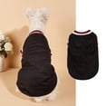 thumbnail image 2 of Pet Vest Sleeveless Mesh Tank Top Dog Cat Clothes - Black, Breathable, Comfortable with Contrast Trim - For Small Medium Large Dogs Cats, Indoor Outdoor Use, 2 of 3